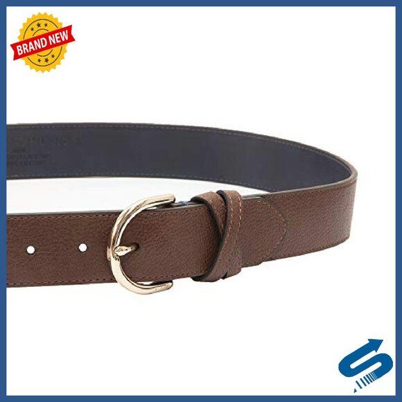 Women\'s Casual Cross Band Belt with Round Buckle for Jeans & Dresses